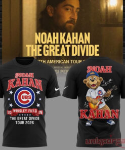 Noah Kahan x Chicago Cubs Wrigley Field Event Great Divide Tour 2026 T-Shirt