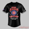 Noah Kahan x Chicago Cubs Wrigley Field Event The Great Divide Tour 2026 Baseball Jersey, black front team logo
