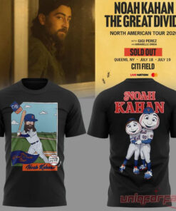 Noah Kahan x NY Mets Great Divide Tour 2026 At Citi Field Black T-Shirt Collection Noah Kahan x NY Mets Great Divide Tour 2026 At Citi Field Black T-Shirt Collection