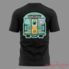 Noah Kahan x NY Mets Great Divide Tour 2026 At Citi Field Black T-Shirt back design with Queens NY subway car print