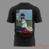 Noah Kahan x NY Mets Great Divide Tour 2026 At Citi Field Black T-Shirt back view with Citi Field baseball graphic