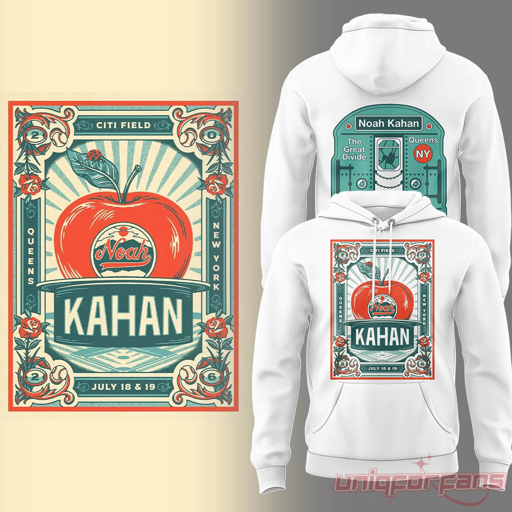 Noah Kahan x NY Mets The Great Divide Tour At Citi Field Poster