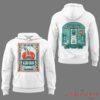 Noah Kahan x NY Mets The Great Divide Tour At Citi Field Poster Graphic Hoodie in white with NYC subway car back print