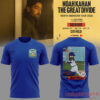 Noah Kahan x New York Mets Great Divide Tour 2026 Blue T-Shirt with subway chest logo and player back print