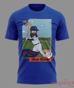 Noah Kahan x New York Mets Great Divide Tour 2026 Blue T-Shirt Collection