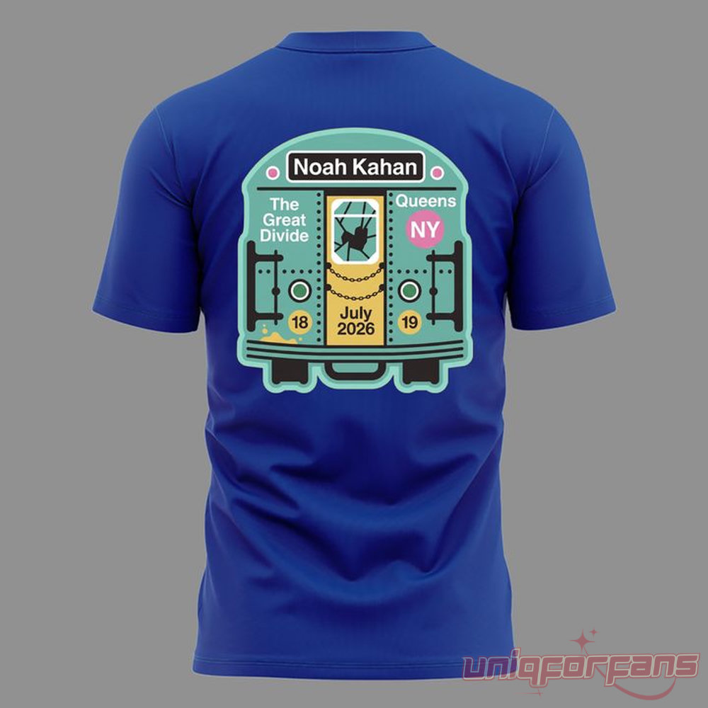 Noah Kahan x New York Mets Great Divide Tour 2026 Blue T-Shirt Collection Noah Kahan x New York Mets Great Divide Tour 2026 Blue T-Shirt Collection