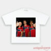Norway Team Classic Soccer Supporter Graphic Tee in white showing Haaland, Ødegaard, and Nusa in football jerseys