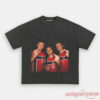 Norway Team Nordic Soccer Supporter Graphic Tee in washed grey featuring a retro photo print of Norway stars