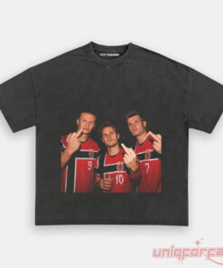 Norway Team Nordic Soccer Supporter Graphic Tee