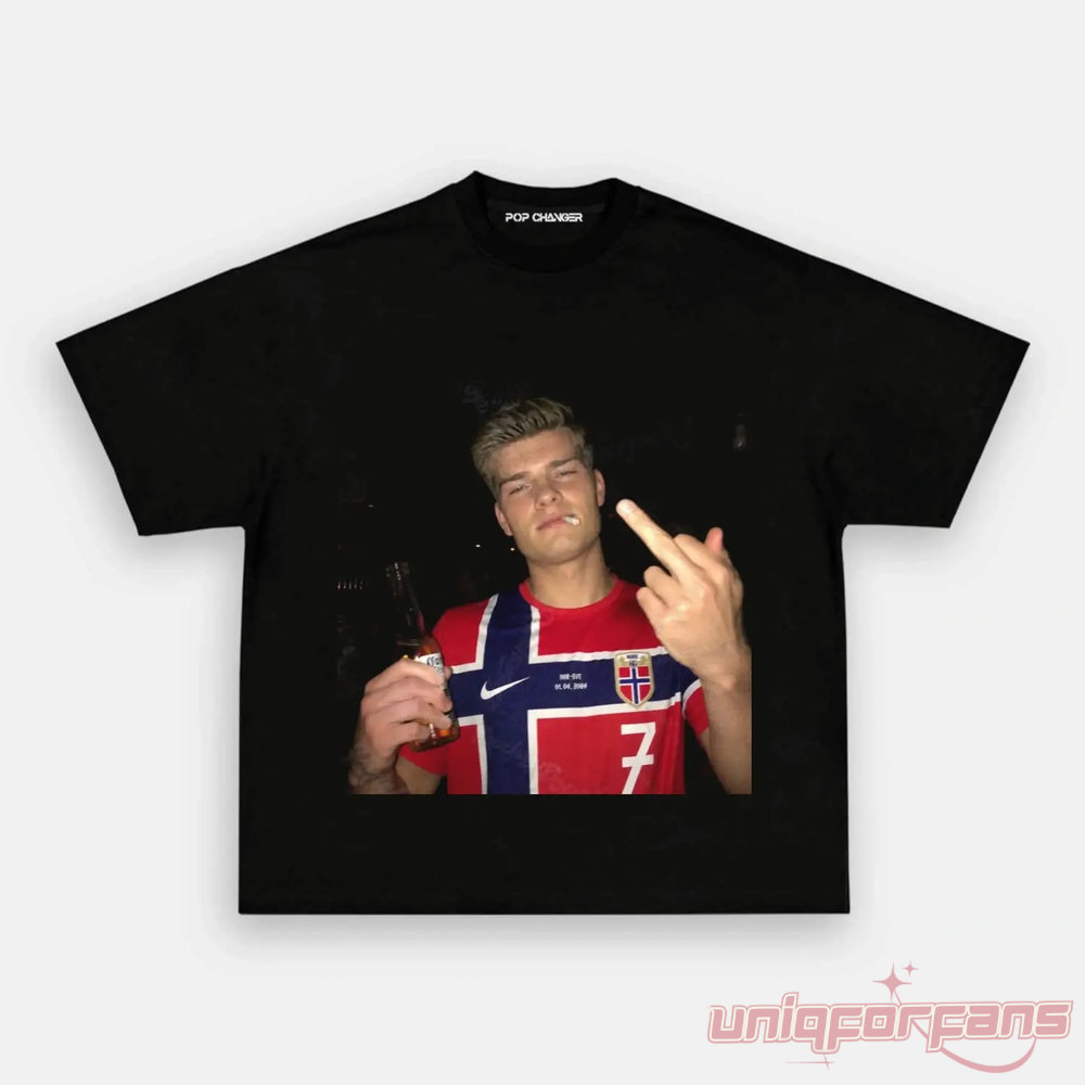 Norway Team Norway Football Graphic Fan Shirt Norway Team Norway Football Graphic Fan Shirt