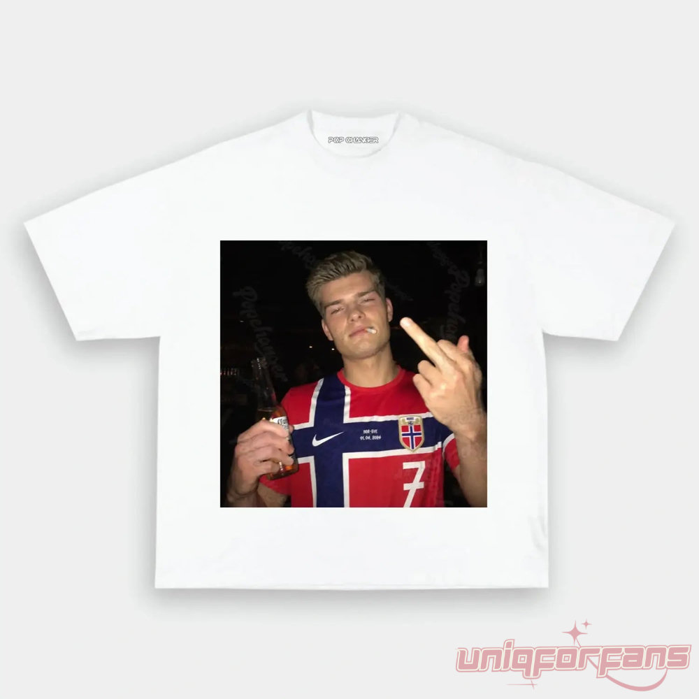 Norway Team Norway Football Graphic Fan Shirt Norway Team Norway Football Graphic Fan Shirt