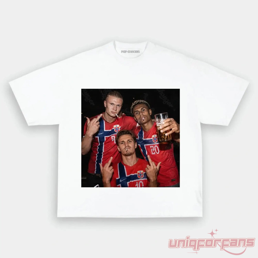 Norway Team Norway National Football Graphic Shirt Norway Team Norway National Football Graphic Shirt