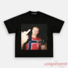 Norway Team Premium Football Supporter Graphic Tee Norway Team Premium Football Supporter Graphic Tee
