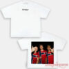 Norway Team Norway Soccer Fan Graphic T-Shirt in white, displaying a minimal front logo and bold graphic on back