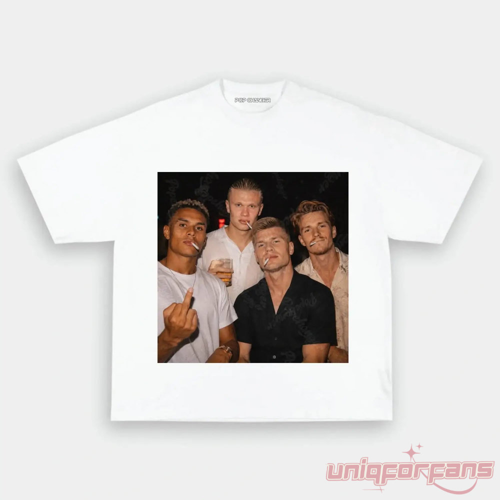 Norway Team Premium Football Supporter Graphic Tee Norway Team Premium Football Supporter Graphic Tee