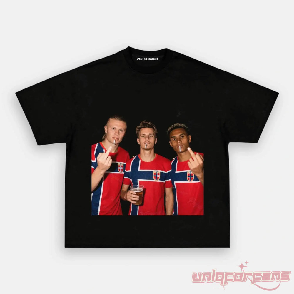 Norway Team Retro Norway Football Fan T-Shirt Norway Team Retro Norway Football Fan T-Shirt
