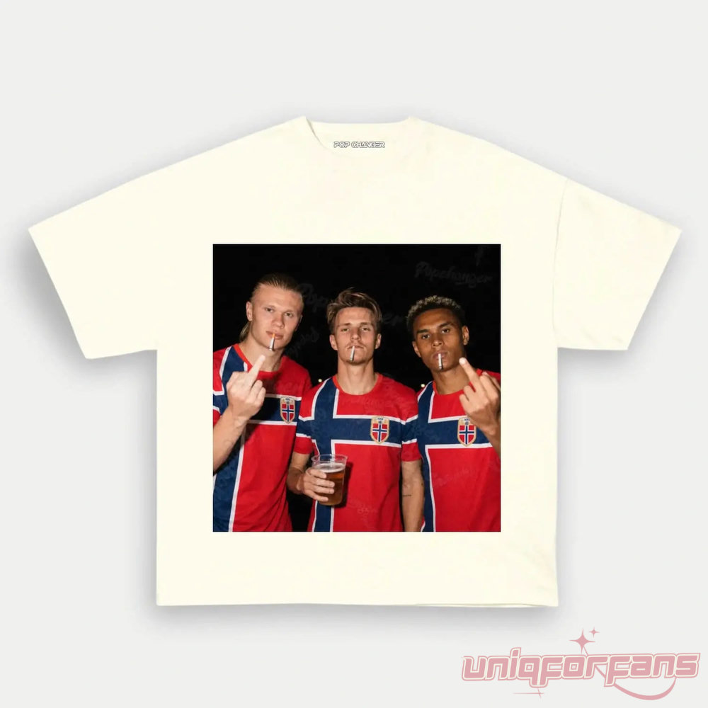 Norway Team Retro Norway Football Fan T-Shirt Norway Team Retro Norway Football Fan T-Shirt