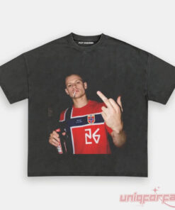 Norway Team Retro Scandinavian Football Fan Tee