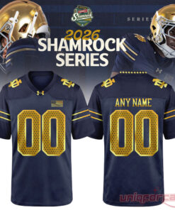 Notre Dame Fighting Irish 2026 Shamrock Series Uniforms Custom Edition Jersey