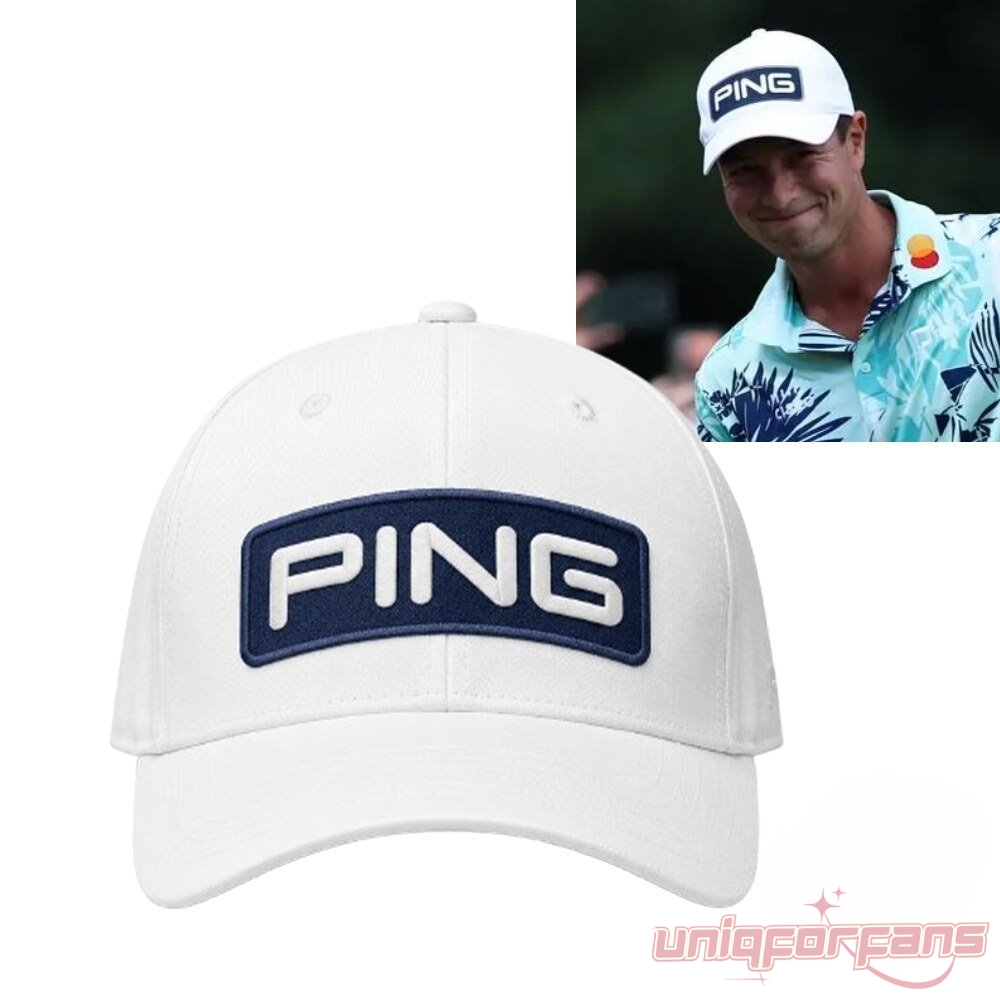 PGA Travelers Championship 2026 Golf Final Round Viktor Hovland Ping Cap PGA Travelers Championship 2026 Golf Final Round Viktor Hovland Ping Cap