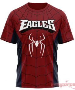 Philadelphia Eagles x Spider Man Brand New Day 3D All-Over Print T-Shirt 2026