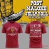 Post Malone Big Ass Stadium Tour x Iowa State Cyclones At Jack Trice Stadium Limited Shirt, cardinal red variant