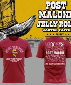 Post Malone Big Ass Stadium Tour x Iowa State Cyclones At Jack Trice Stadium Limited Shirt