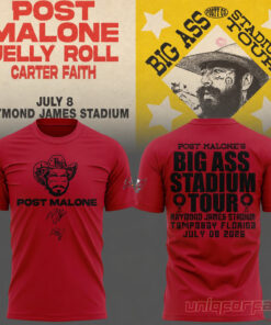 Post Malone Buccaneers Big Ass Stadium Tour 2026 Shirt Limited Edition