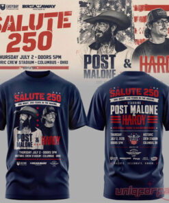 Post Malone Salute 250 Columbus OH Limited 3D T-Shirt