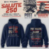 Post Malone Salute 250 Columbus OH Limited Edition Hoodie, navy sweatshirt featuring Historic Crew Stadium back graphic