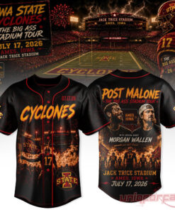 Post Malone x Iowa State Cyclones The BIG ASS Stadium Tour 2026 Jersey Collection