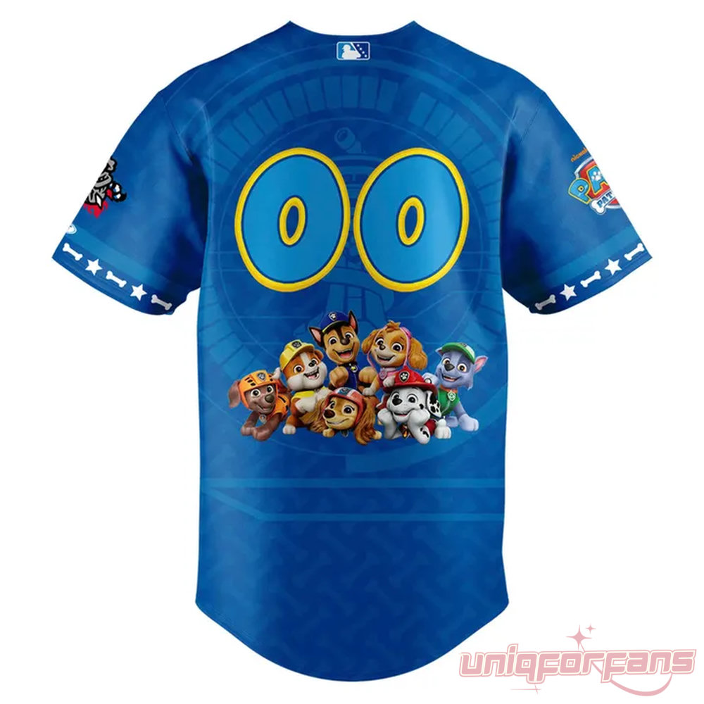 Rocket City Trash Panda 2026 Paw Patrol Adventure Day Jersey Edition Rocket City Trash Panda 2026 Paw Patrol Adventure Day Jersey Edition