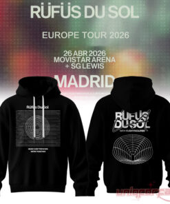Rufus Du Sol 2026 Tour Black Edition Hoodie
