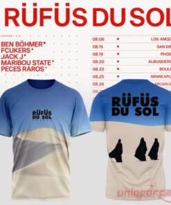 Rufus Du Sol 2026 Tour Collection T-Shirt Special Edition Rufus Du Sol 2026 Tour Collection T-Shirt Special Edition