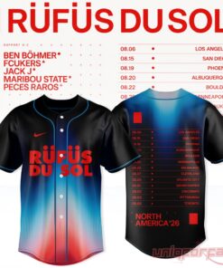 Rufus Du Sol 2026 Tour Jersey Special Edition Rufus Du Sol 2026 Tour Jersey Special Edition