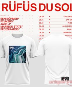 Rufus Du Sol 2026 Tour White Edition T-Shirt