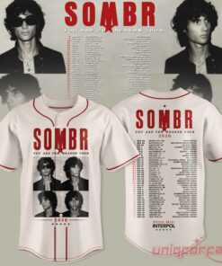 SOMBR You Are The Reason Tour 2026 Premium Baseball Jersey Collection SOMBR You Are The Reason Tour 2026 Premium Baseball Jersey Collection
