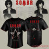 SOMBR You Are The Reason Tour 2026 Premium Baseball Jersey Collection, black jersey with large star front design