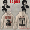SOMBR You Are The Reason Tour 2026 Special Collection Hoodie, cream hoodie with red star graphic front design