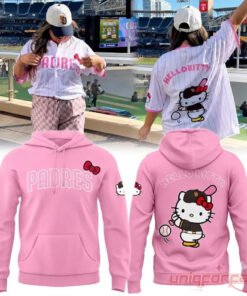 San Diego Padres Hello Kitty Theme 2026 Pink Edition Hoodie