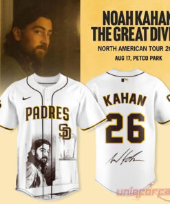 San Diego Padres x Noah Kahan The Great Divide Tour 2026 Signature Jersey