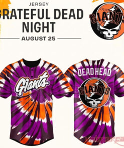 San Francisco Giants Grateful Dead Theme Night 2026 Baseball Jersey