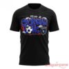 San Jose Earthquakes California Love Graffiti T-Shirt – black tee front with bold blue graffiti California Love and Quakes crest