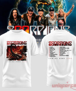 Scorpions Coming Home 2026 World Tour White Edition T-Shirt