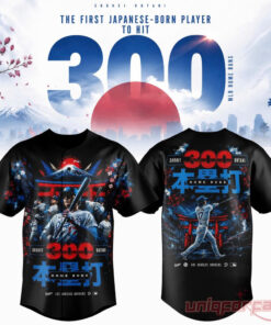 Shohei Ohtani LA Dodgers 300 Home Runs Jersey Mount Fuji Cherry Blossom Edition Shohei Ohtani LA Dodgers 300 Home Runs Jersey Mount Fuji Cherry Blossom Edition