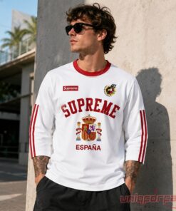 Spain World Cup 2026 Supreme Espana Champions Long Sleeve Jersey
