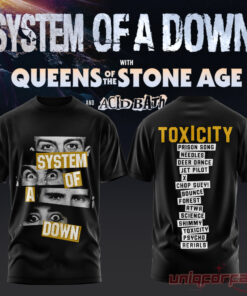 System of a Down UK EU Tour 2026 Black Collection T-Shirt