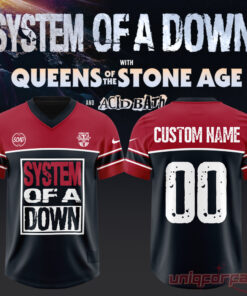 System of a Down UK EU Tour 2026 Custom Edition Jersey