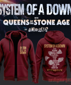 System of a Down UK EU Tour 2026 Hoddie Zip Special Edition