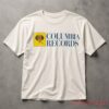 Tame Impala Inspired Columbia Records T-Shirt in off-white featuring vintage yellow logo print